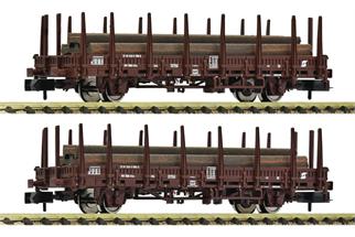Fleischmann N ÖBB Güterwagen-Set 2 Stahlzug, Ep. IV, 2-tlg.