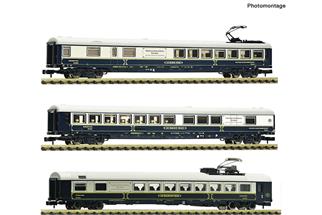 Fleischmann N Salonwagen-Set Prestige Continental Express, Ep. VI, 3-tlg.
