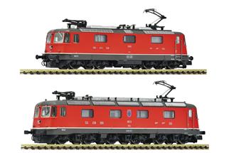 Fleischmann N SBB Elektrolok-Set Re 6/6 11672 + Re 4/4 III 11361, Ep. IV, 2-tlg.