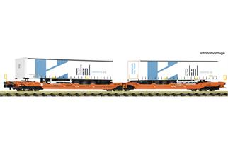 Fleischmann N Wascosa Doppeltaschen-Gelenkwagen T3000e
