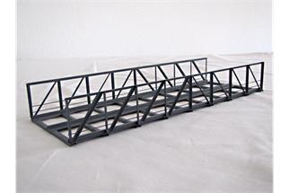 Hack H0 V30-2 Vorflutbrücke gerade, 30 x 10.8 x 4.3 cm, 2-gleisig, 50 mm Gleisabstand