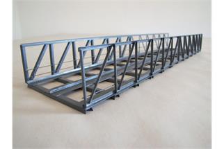 Hack TT VT34-2 Vorflutbrücke gerade, 34 x 8 x 3.7 cm, 2-gleisig