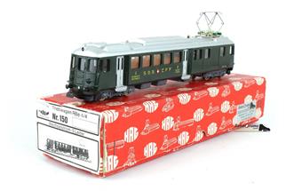 HAG 150 H0 (AC) SBB Triebwagen RBe 4/4 1408, grün (OCC)