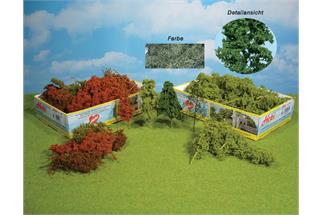 Heki H0/N/Z Laubbäume und Büsche natur (Inhalt: 15 Stk.)