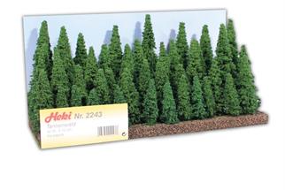 Heki H0/N/Z Tannenwald 5-12 cm (Inhalt: 40 Stk.)