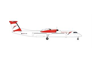 Herpa 1:200 Austrian Airlines Bombardier Q400, new colors, OE-LGN Gmunden