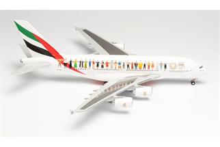 Herpa 1:200 Emirates Airbus A380, Year of Tolerance, A6-EVB