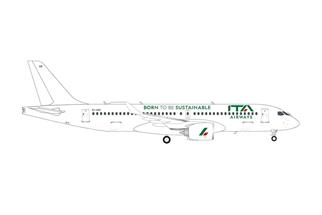 Herpa 1:200 ITA Airways Airbus A220-300, Born to be Sustainable, EI-HHI