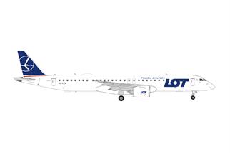 Herpa 1:200 LOT Polish Airlines Embraer E195-E2, SP-LEA