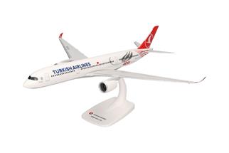 Herpa 1:200 Turkish Airlines Airbus A350-900, 400th, TC-LGH Tek Yürek
