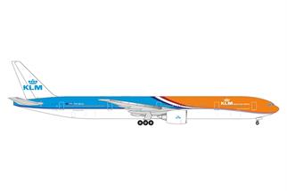 Herpa 1:500 KLM Boeing 777-300ER, Orange Pride, PH-BVA Nationaal Park De Hoge Veluwe