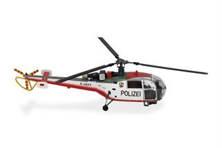 Herpa 1:72 Polizeifliegerstaffel NRW Sud Aviation SA 319 Alouette III, D-HEFT