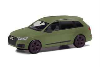 Herpa H0 Audi Q7, olivgrün mit getönten Scheiben