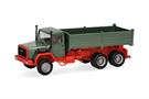 Herpa H0 Basic Iveco Hauber Kipp-LKW, grün