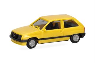 Herpa H0 Basic Opel Corsa A, jamaicagelb