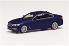 Herpa H0 BMW 5er Limousine, tansanitbla metallic