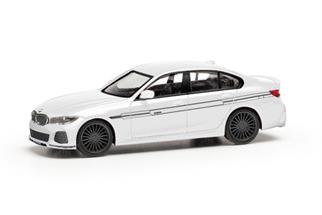 Herpa H0 BMW Alpina B3 Limousine, weiss mit schwarzem Dekor