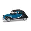 Herpa H0 Citroen 2 CV Charleston, blau/schwarz