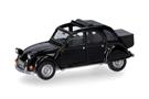 Herpa H0 Citroen 2 CV mit Queue, schwarz