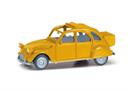 Herpa H0 Citroen 2CV mit Queue, jaune mimosa