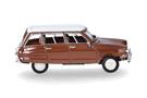 Herpa H0 Citroen AMI 6 Break, braun/weiss