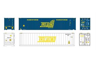 Herpa H0 Container-Set TAILWIND, 40'-Kühl- und 40'-Trockencontainer, 2-tlg.