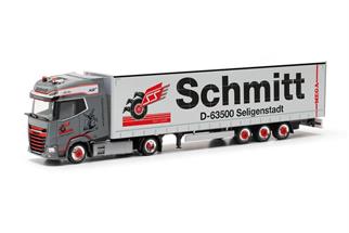 Herpa H0 DAF XG+ Lowliner-Sattelzug, Schmitt Seligenstadt