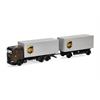 Herpa H0 Iveco S-Way FD Wechselkoffer-Hängerzug, UPS
