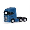 Herpa H0 Iveco S-Way Zugmaschine 6x2, verkehrsblau