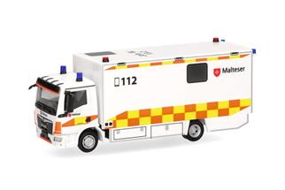 Herpa H0 MAN TGL CC Koffer-LKW, Malteser München