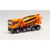 Herpa H0 MAN TGS NN Betonmischer-LKW 4-achs, kommunalorange