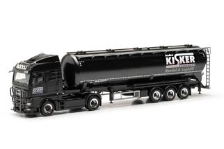 Herpa H0 MAN TGX GM Silo-Sattelzug, Kisker