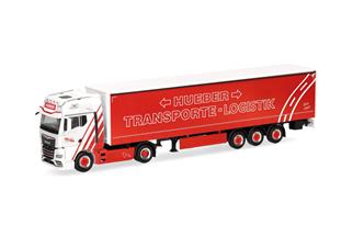 Herpa H0 MAN TGX GX Gardinenplanen-Sattelzug, Hueber