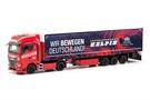 Herpa H0 MAN TGX GX Gardinenplanen-Sattelzug, KELPIN/Wir bewegen Deutschland