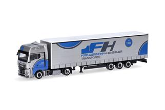 Herpa H0 MAN TGX GX Lowliner-Sattelzug, Freudenmann-Henssler (Sonderserie BaWü)