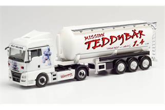 Herpa H0 MAN TGX XLX Euro 5 Silo-Sattelzug, Silo Melmer/Teddybär 1.4