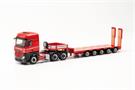 Herpa H0 MB Actros '18 Bigspace 6x4 Semitieflade-Sattelzug, Morschhäuser