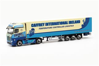 Herpa H0 MB Actros '18 Bigspace Kühlkoffer-Sattelzug, 80 Jahre Caffrey's