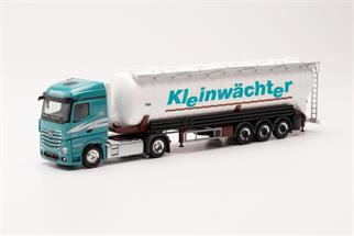 Herpa H0 MB Actros '18 Streamspace Saugsilo-Sattelzug, Kleinwächter