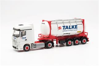 Herpa H0 MB Actros Bigspace '18 Swapcontainer-Sattelzug, Talke