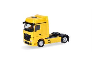 Herpa H0 MB Actros Bigspace '18 Zugmaschine 2-achs, rapsgelb