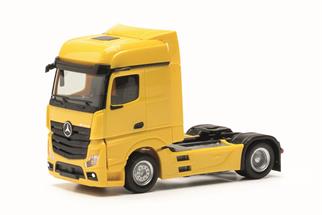 Herpa H0 MB Actros Bigspace '18 Zugmaschine 2-achs, rapsgelb