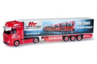 Herpa H0 MB Actros Gigaspace Kühlkoffer-Sattelzug HT-Trucks