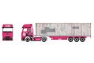 Herpa H0 MB Actros L ProCabin Gigaspace Container-Sattelzug, Glomb (Sonderserie Hamburg)