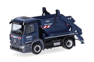 Herpa H0 MB Actros S Absetzkipper AK 12, ALBA