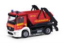 Herpa H0 MB Actros S Absetzkipper AK 12, Feuerwehr