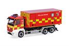 Herpa H0 MB Arocs M Wechsellader-LKW 3achs, Pompiers Cellule Rehab