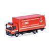 Herpa H0 MB Atego '13 Koffer-LKW mit Ladebordwand, Feuerwehr Frankfurt - GW-Öl