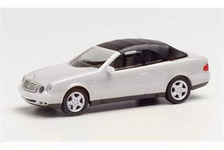 Herpa H0 MB CLK Cabrio, iridiumsilber metallic