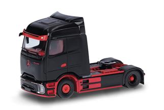 Herpa H0 MB eActros 600 Procabin Solozugmaschine, schwarz/rot